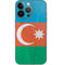 Azerbaijan Flag Distressed iPhone 14 Pro Skin
